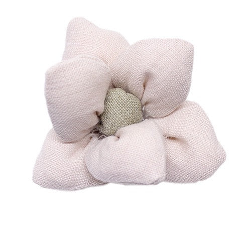 2er Set Textile Leinen Deko Blumen klein rosé - Giardino Segreto