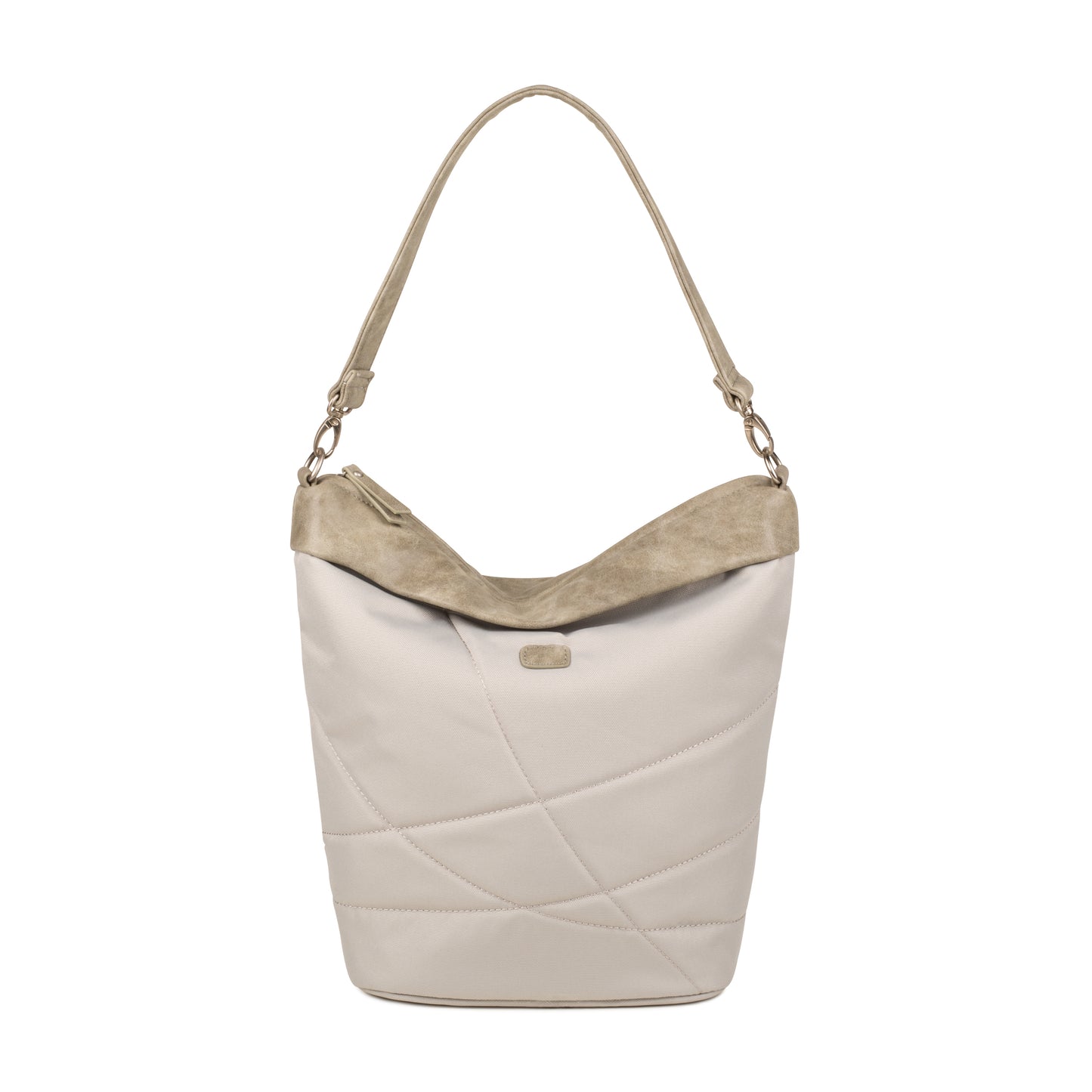 ZWEI Umhängetasche FERDI FE12-z Damen Handtasche mit Necessaire Nylon-Kunstleder