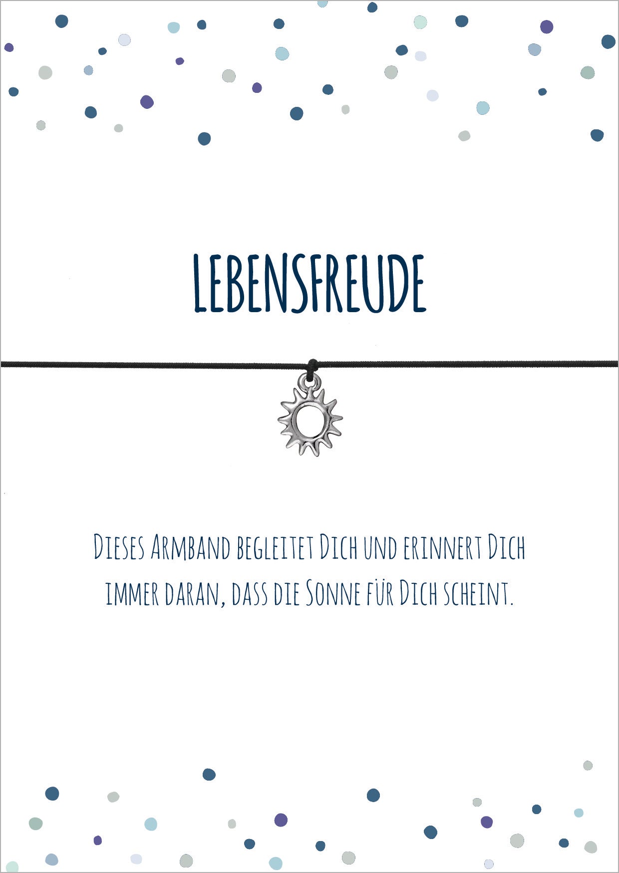 Wunscharmbänder "Lebensfreude" Armband - Glücksschmiedin