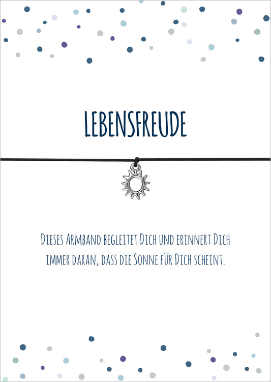 Wunscharmbänder "Lebensfreude" Armband - Glücksschmiedin