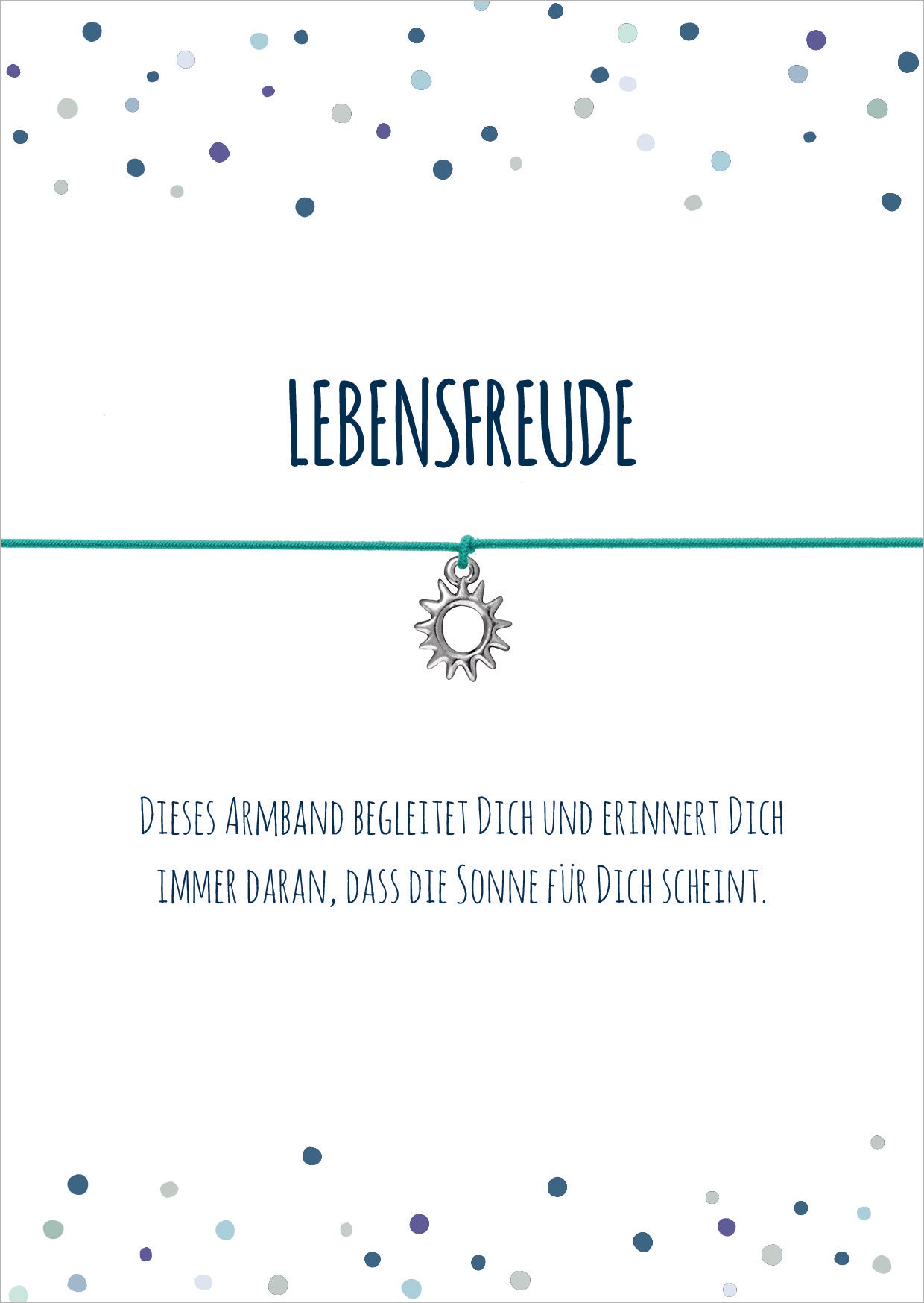 Wunscharmbänder "Lebensfreude" Armband - Glücksschmiedin