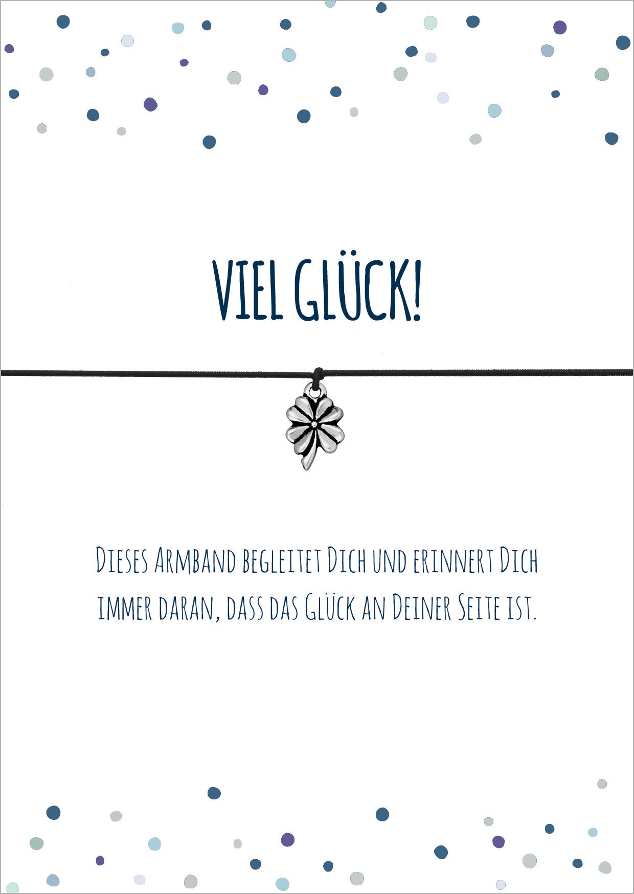 Wunscharmbänder "Viel Glück" Armband - Glücksschmiedin