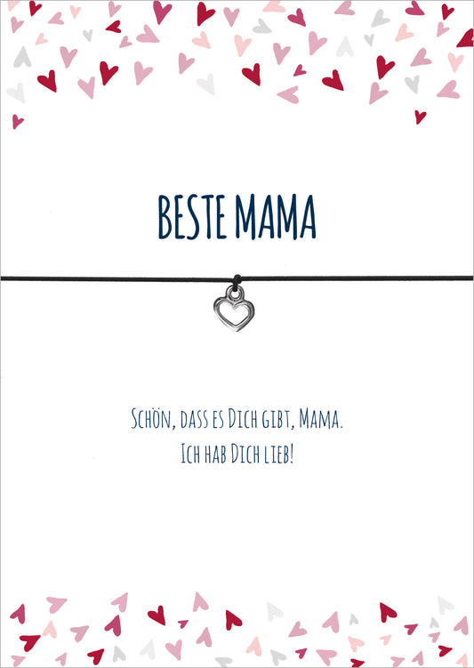 Wunscharmbänder "Beste Mama" - Glücksschmiedin