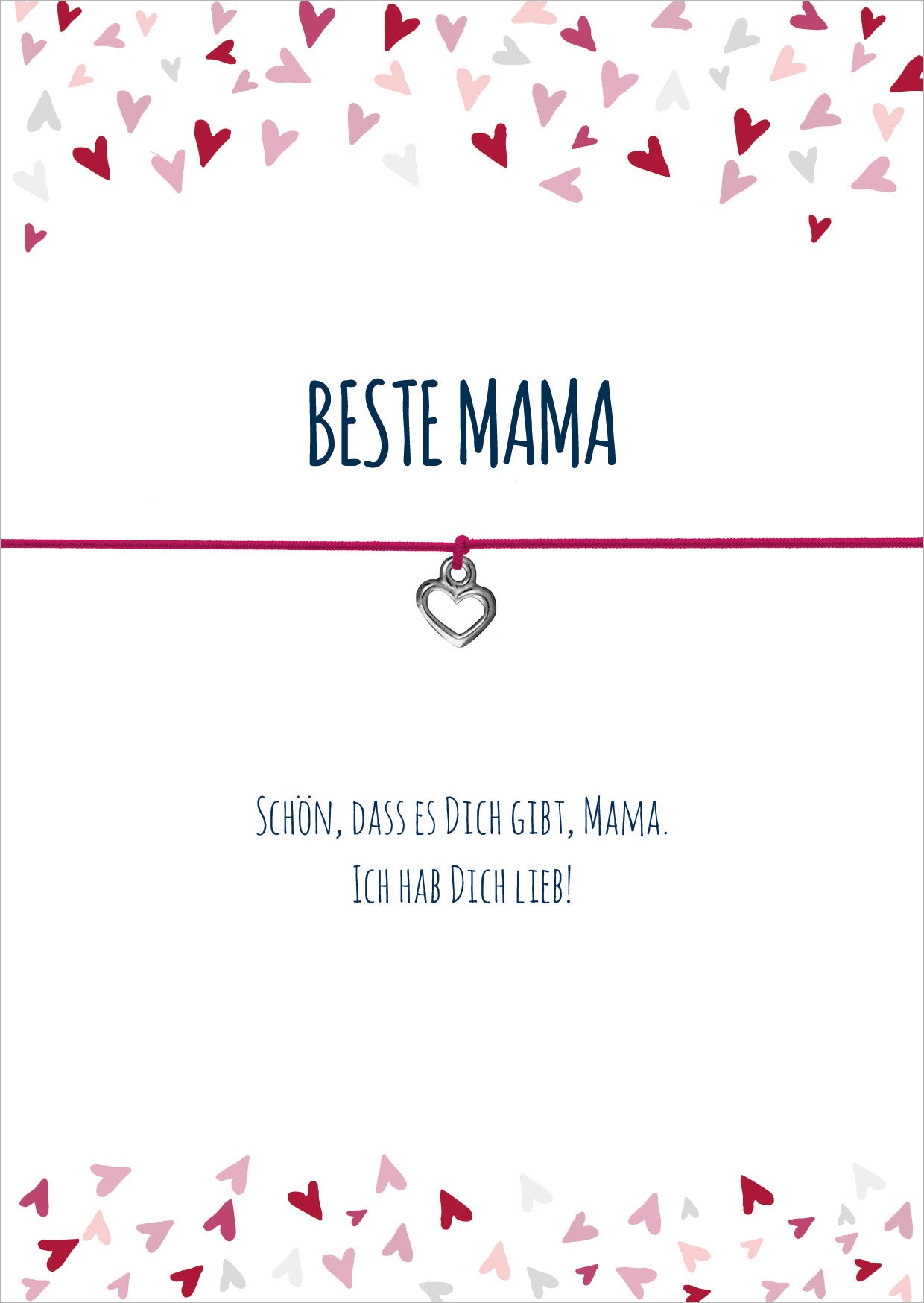 Wunscharmbänder "Beste Mama" - Glücksschmiedin