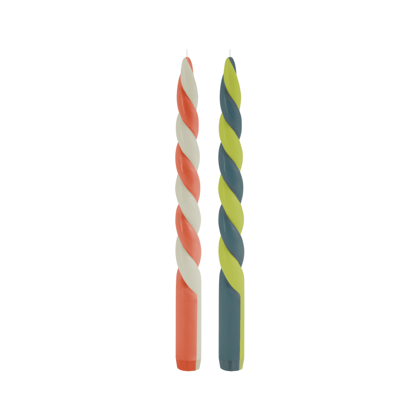 Stabkerzen 2er Set Handarbeit Stearinwachs H: 26 cm - Remember