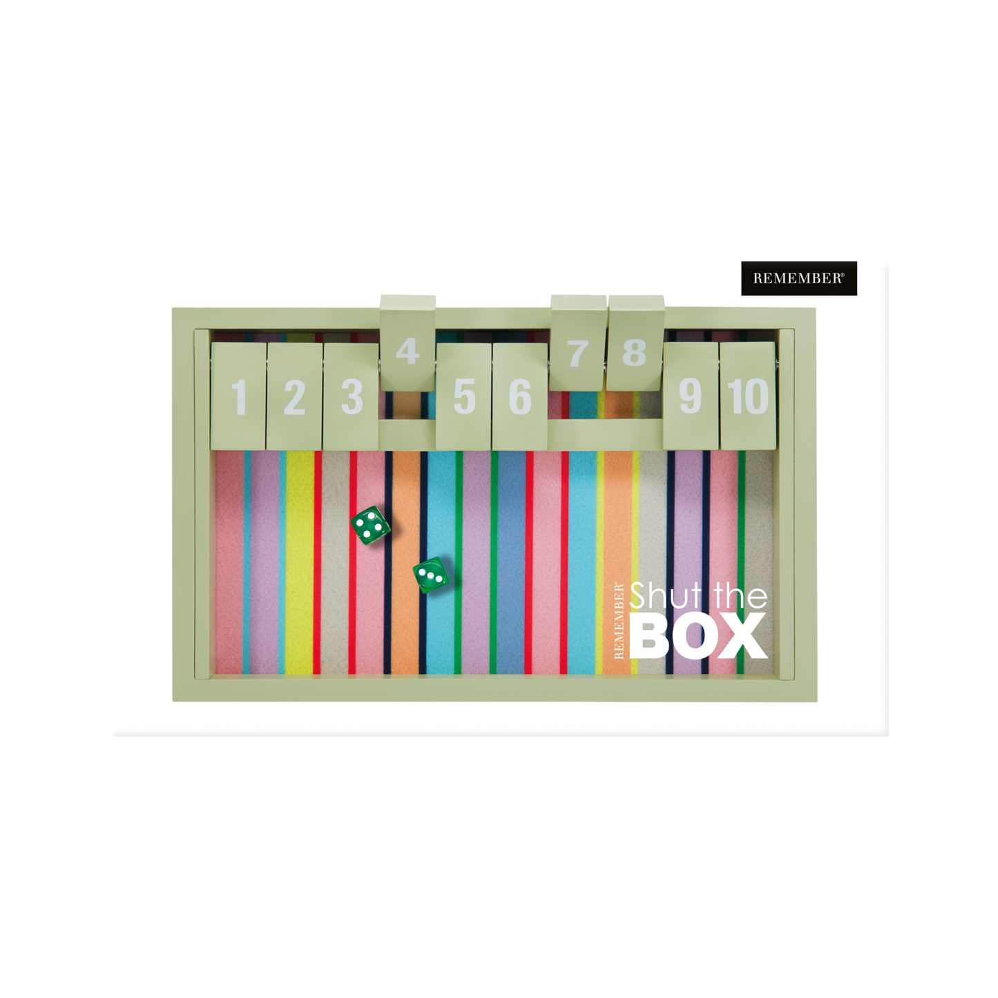 Würfelspiel "Shut the Box 2" Remember