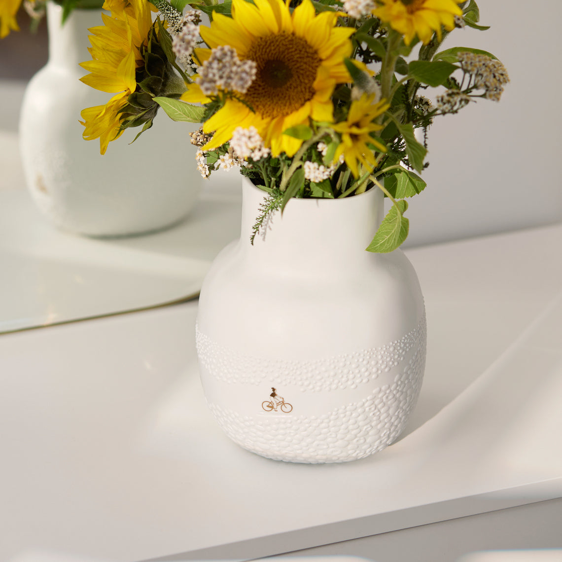 Vase "Fahrt durchs Blumenfeld" Blumenvase  – Räder Design