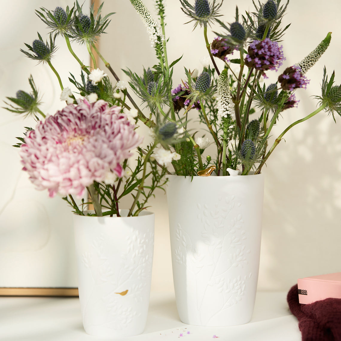 Vase "Goldvögelchen" Blumenvase  – Räder Design