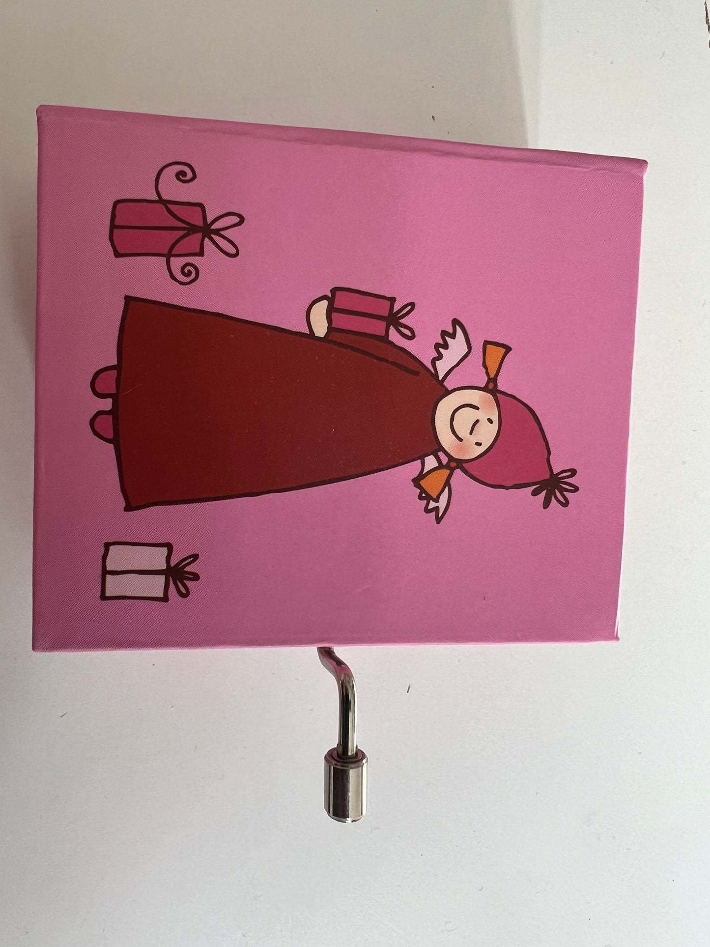 Himmlische Schwestern FLORENTINE Buchdrehorgel mit Weihnachtsmelodie