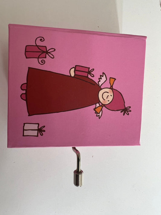 Himmlische Schwestern FLORENTINE Buchdrehorgel mit Weihnachtsmelodie