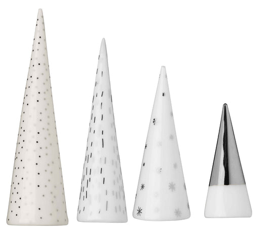 Kleiner Winterwald 4er Set silber  - Räder Design