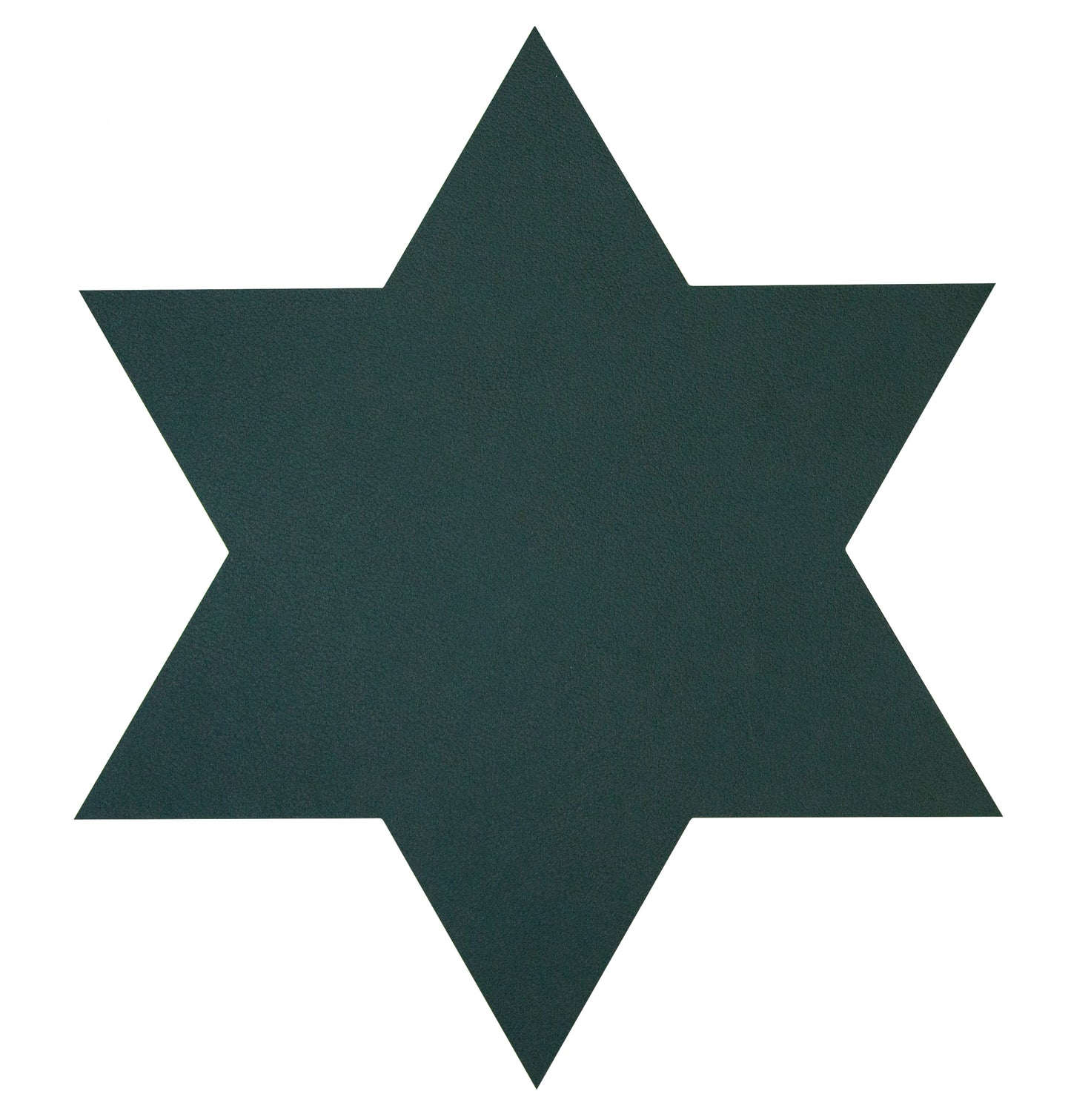 Glasuntersetzer Stern (15x15cm) Nupo Leder - LindDNA