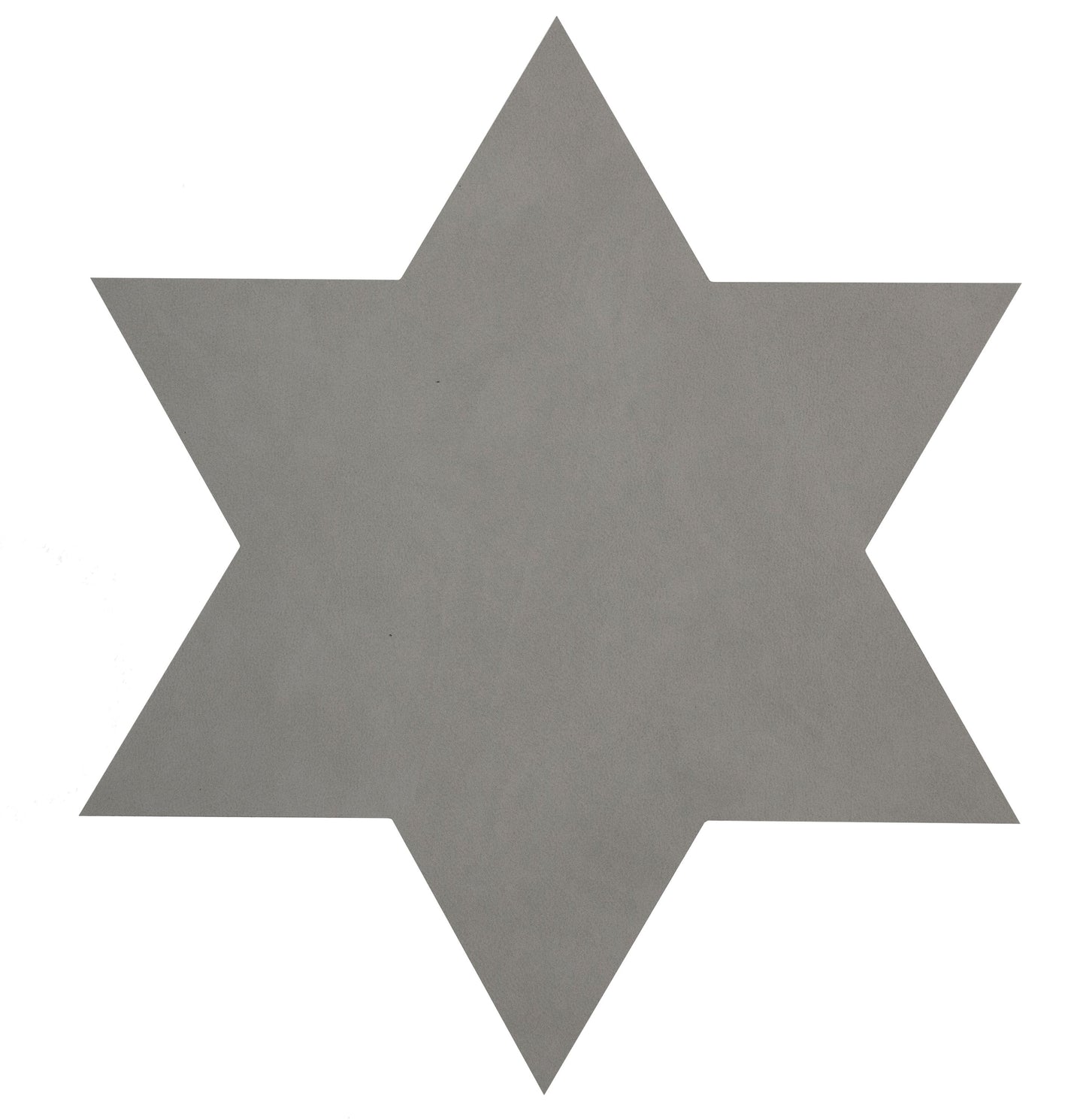 Glasuntersetzer Stern (15x15cm) Nupo Leder - LindDNA