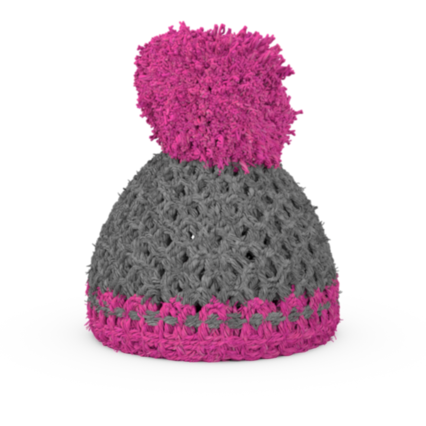 Eierbechermützen Eierwärmer 2er Set "Grau/Türkis+Grau/Magenta"- Fiftyeight