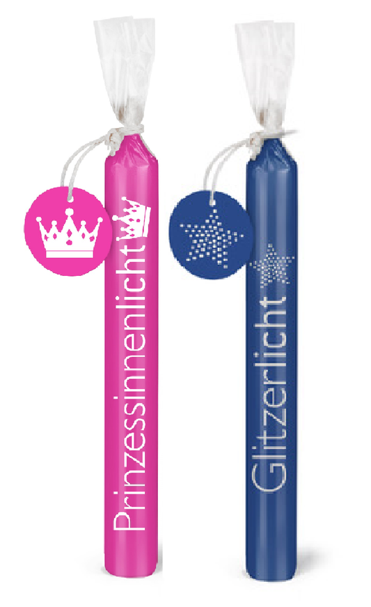 Wünschelicht 2er Set "Glitzer+Prinzessinnenlicht" - Bulla Design