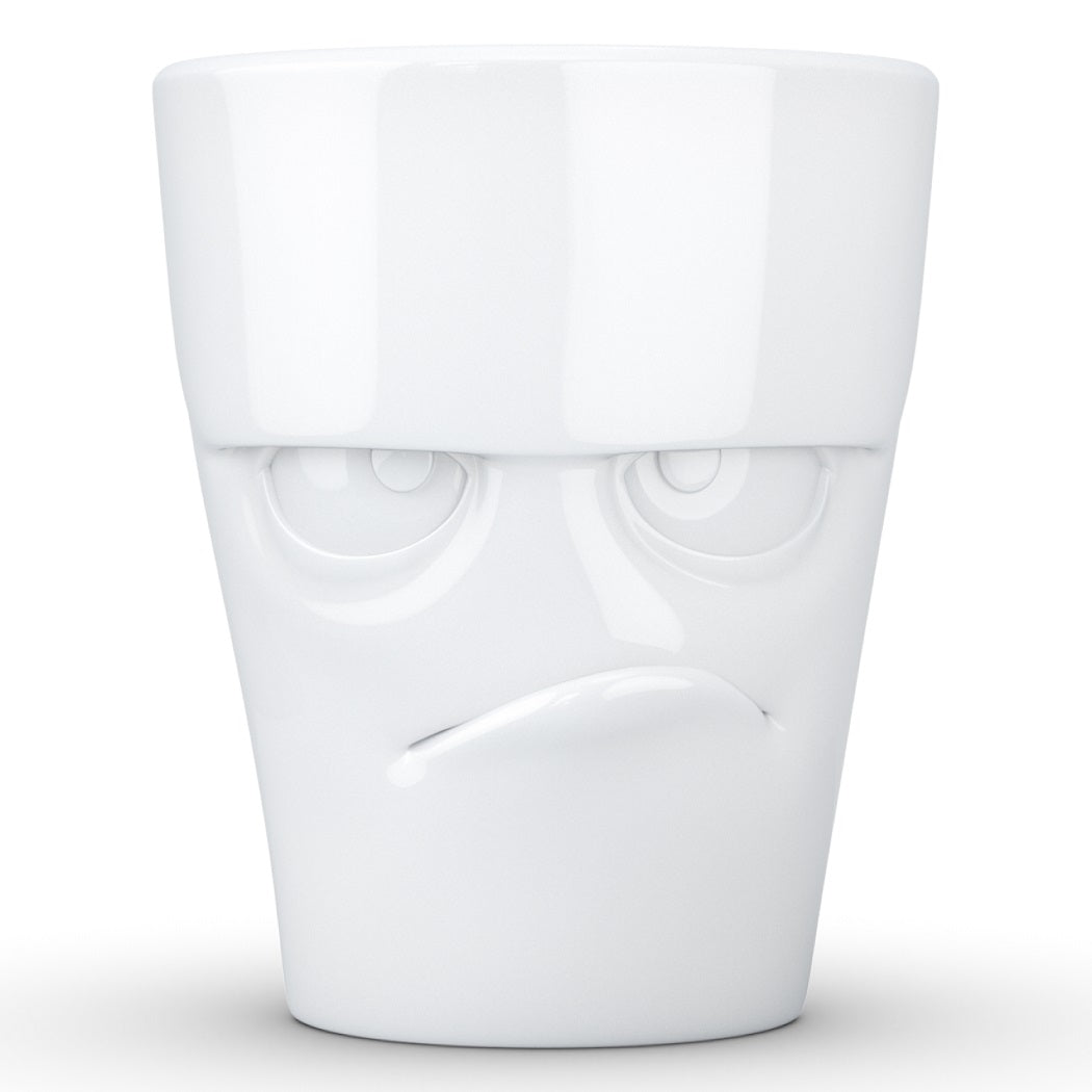 Henkeltasse große Kaffeetasse Porzellan 350 ml weiß Fiftyeight Products