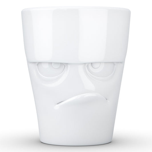 Henkeltasse große Kaffeetasse Porzellan 350 ml weiß Fiftyeight Products