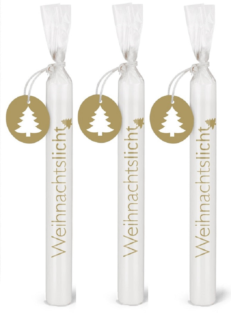 Wünschelicht-Kerzen 3er Set Bulla Design