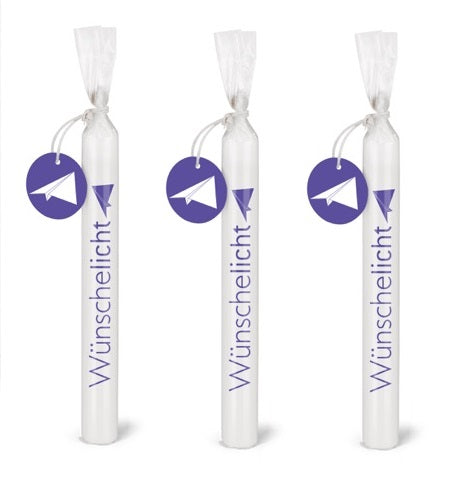 Wünschelicht Kerze "Wünschelicht" Kerzenset 3er Set Bulla Design