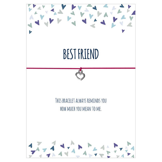 Wunscharmbänder "Best friend" Armband - Glücksschmiedin