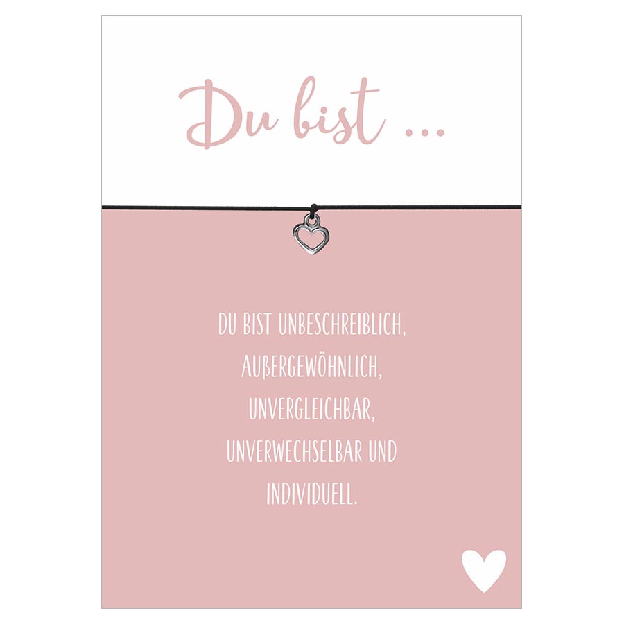 Armband " Du bist..." - Glücksschmiedin