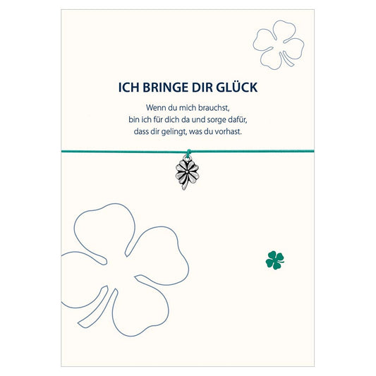 Wunscharmbänder "Ich bringe Dir Glück" Armband - Glücksschmiedin