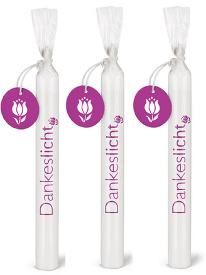 Wünschelicht-Kerzen 3er Set Bulla Design