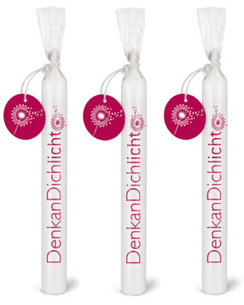 Wünschelicht-Kerzen 3er Set Bulla Design