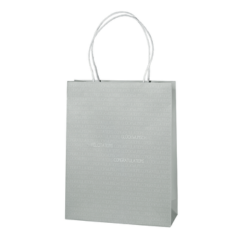 Geschenktüte groß "Glückwunsch 3-sprachig" - Räder Design