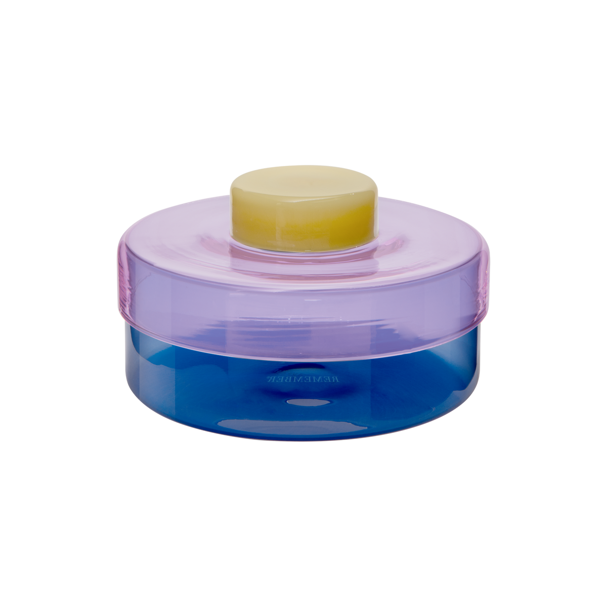 Glasdose Milou rose-blue von REMEMBER
