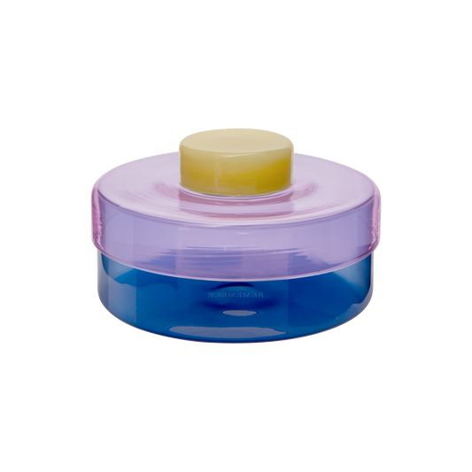 Glasdose Milou rose-blue von REMEMBER