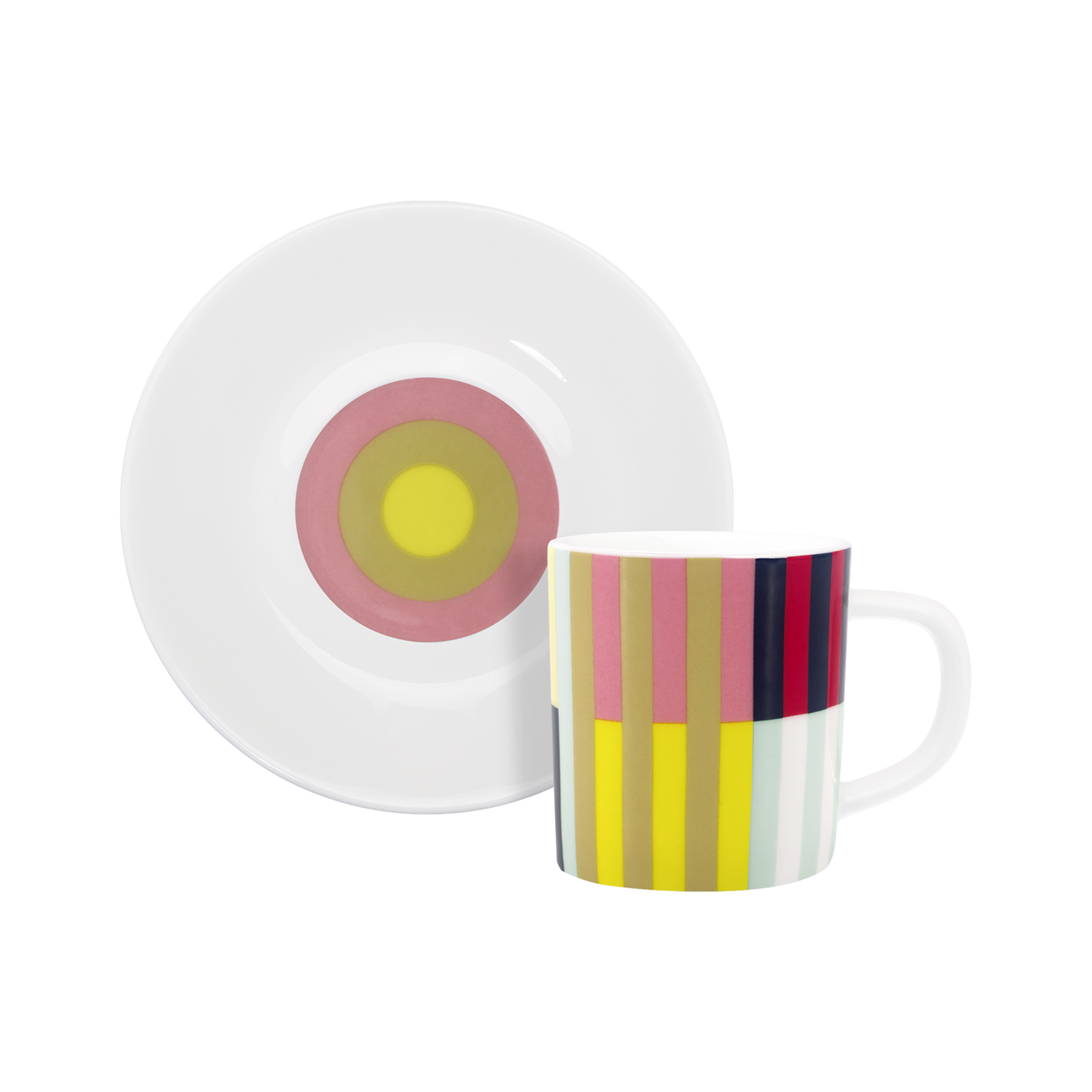Espressotasse mit Unterteller in 3 Designs Ø 5,4/ 80 ml - Remember