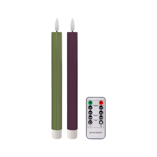 LED Stabkerzen 2er Set „Ruka“- Remember