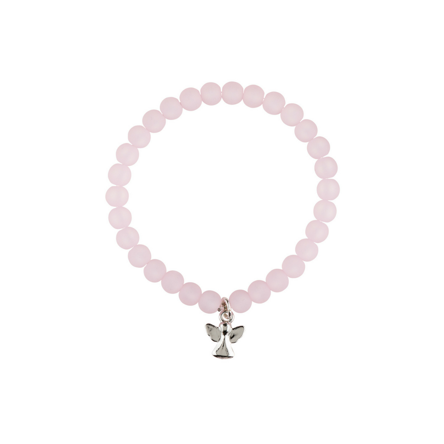 Perlenarmband für Kinder L16 cm "Schutzengel" - Glücksschmiedin