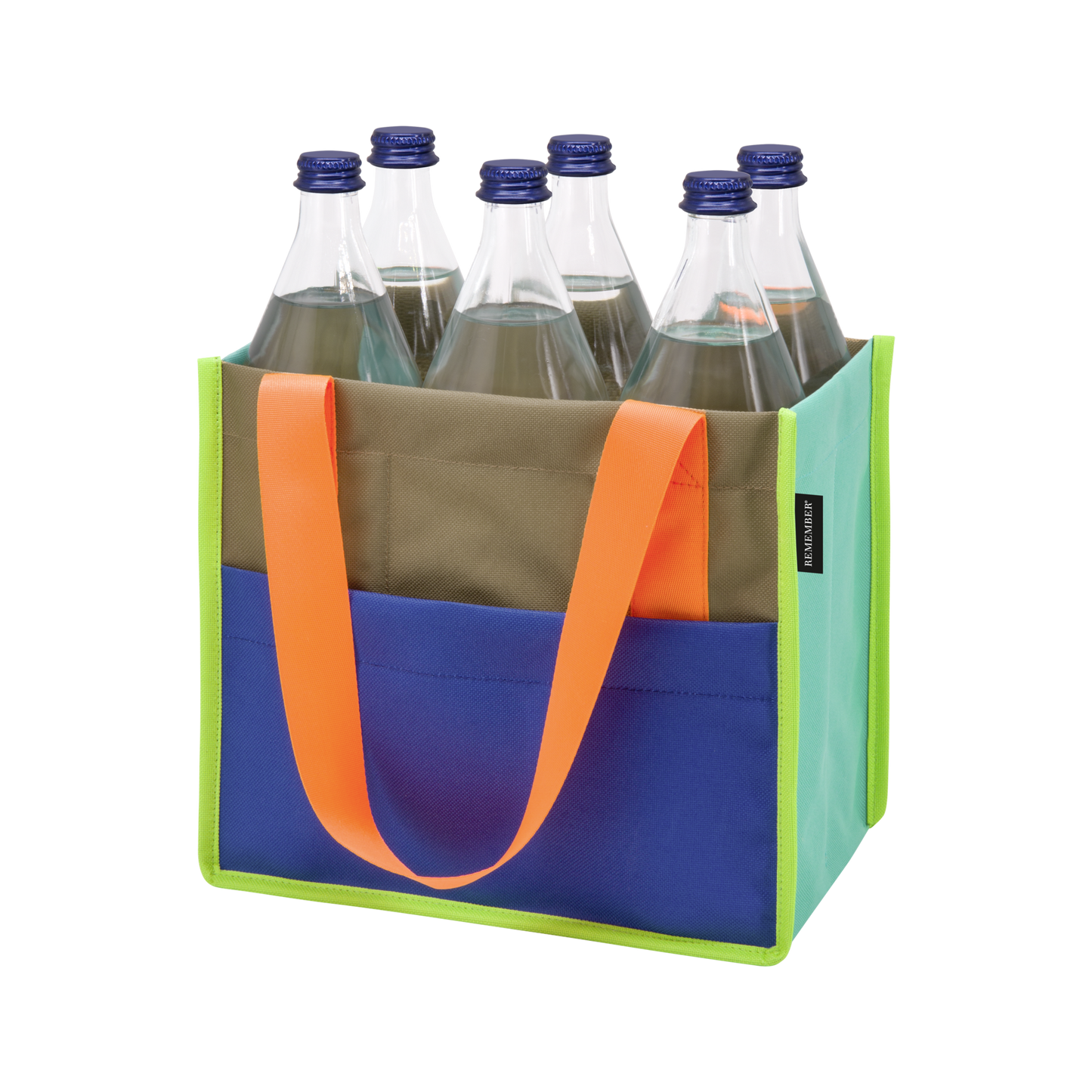 Flaschentasche 6 Fächer 100% Polyester Bottle Bag - Remember