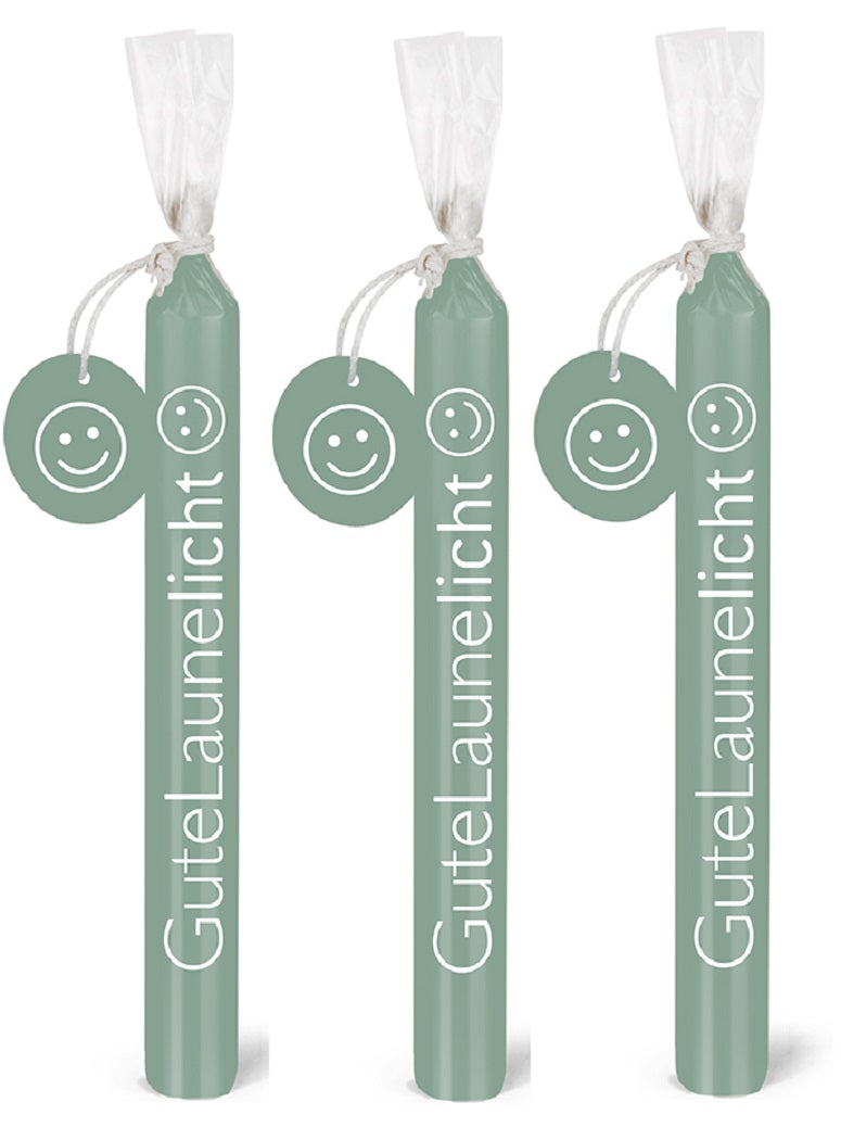 Wünschelicht-Kerzen 3er Set Bulla Design