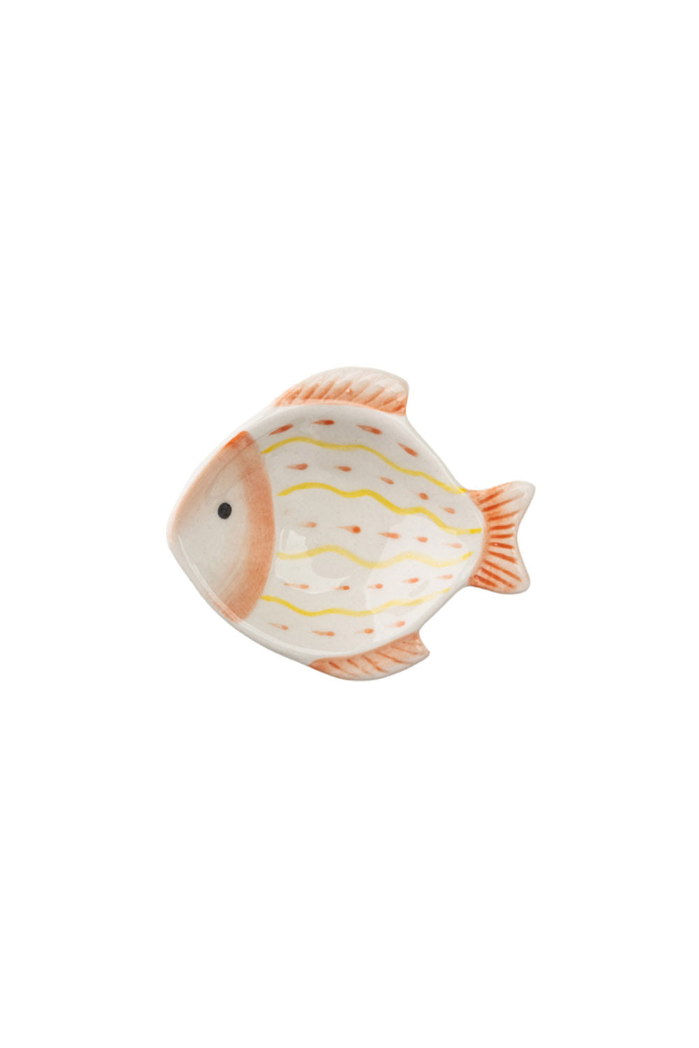 Tranquillo Seifenschale Fisch klein – Mehrfarbig, 7,6 × 6,5 × 1,8 cm