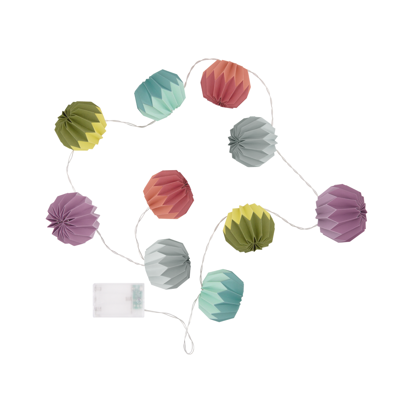 Papierlichterkette "Yazz" Fensterdeko USB Ornamente - Remember