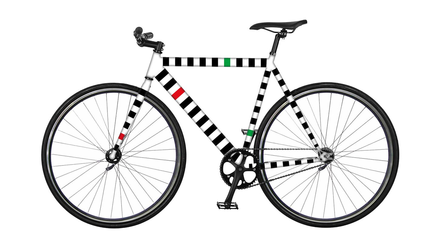 Radkleid Fahrad Velo Look in vielen Varianten 300x18cm - Remember