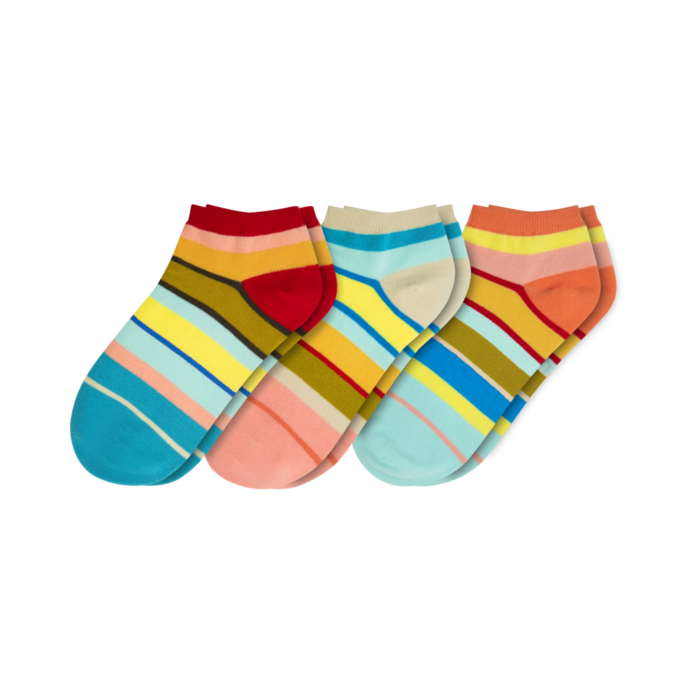 Damen Sneaker Socken 3er Set Gr. 36-41 - Remember