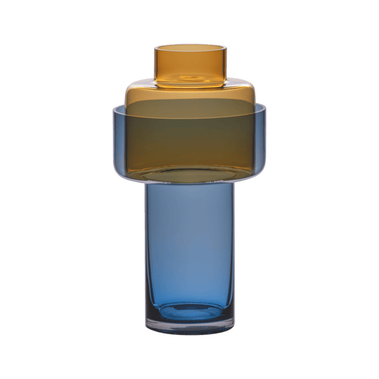 Glasvase Vase aus Glas "Aura amber" - Remember