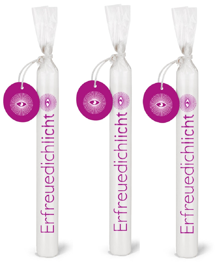 Wünschelicht-Kerzen 3er Set Bulla Design