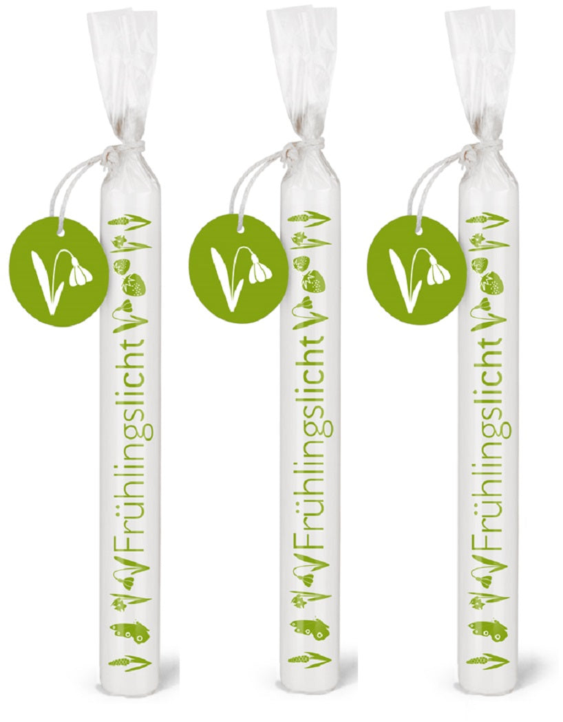 Wünschelicht-Kerzen 3er Set Bulla Design