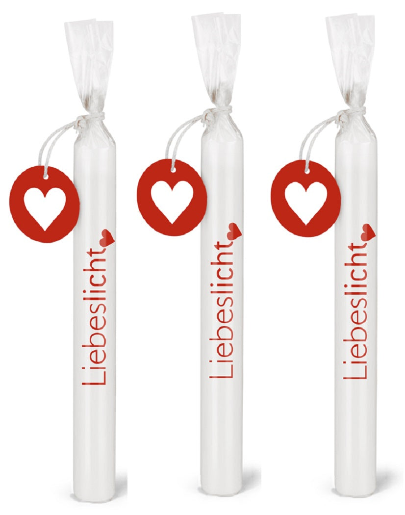Wünschelicht-Kerzen 3er Set Bulla Design