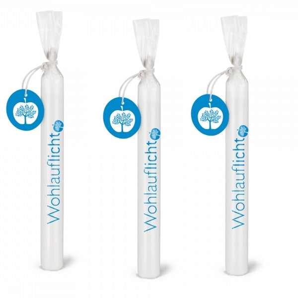 Wünschelicht Kerze WOHLAUFLICHT Kerzenset 3er Set Bulla Design