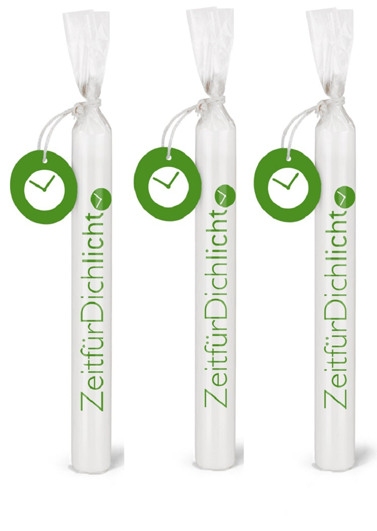 Wünschelicht-Kerzen 3er Set Bulla Design