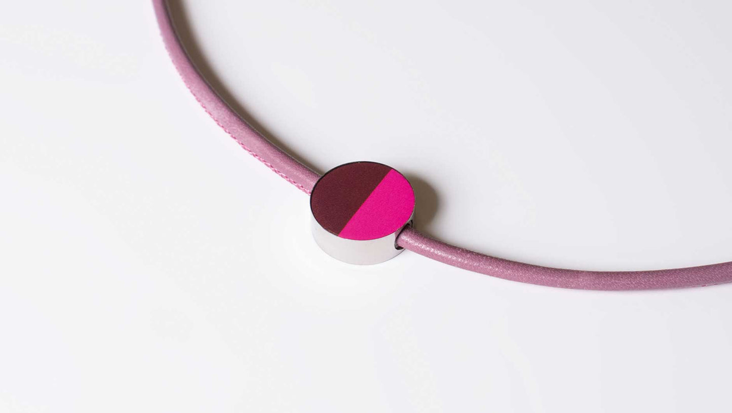 Schmuck Anhänger / Leder Armband-Halskette - Remember