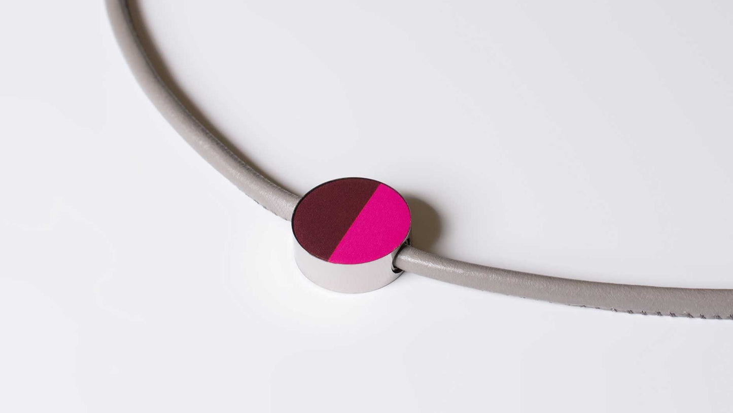 Schmuck Anhänger / Leder Armband-Halskette - Remember