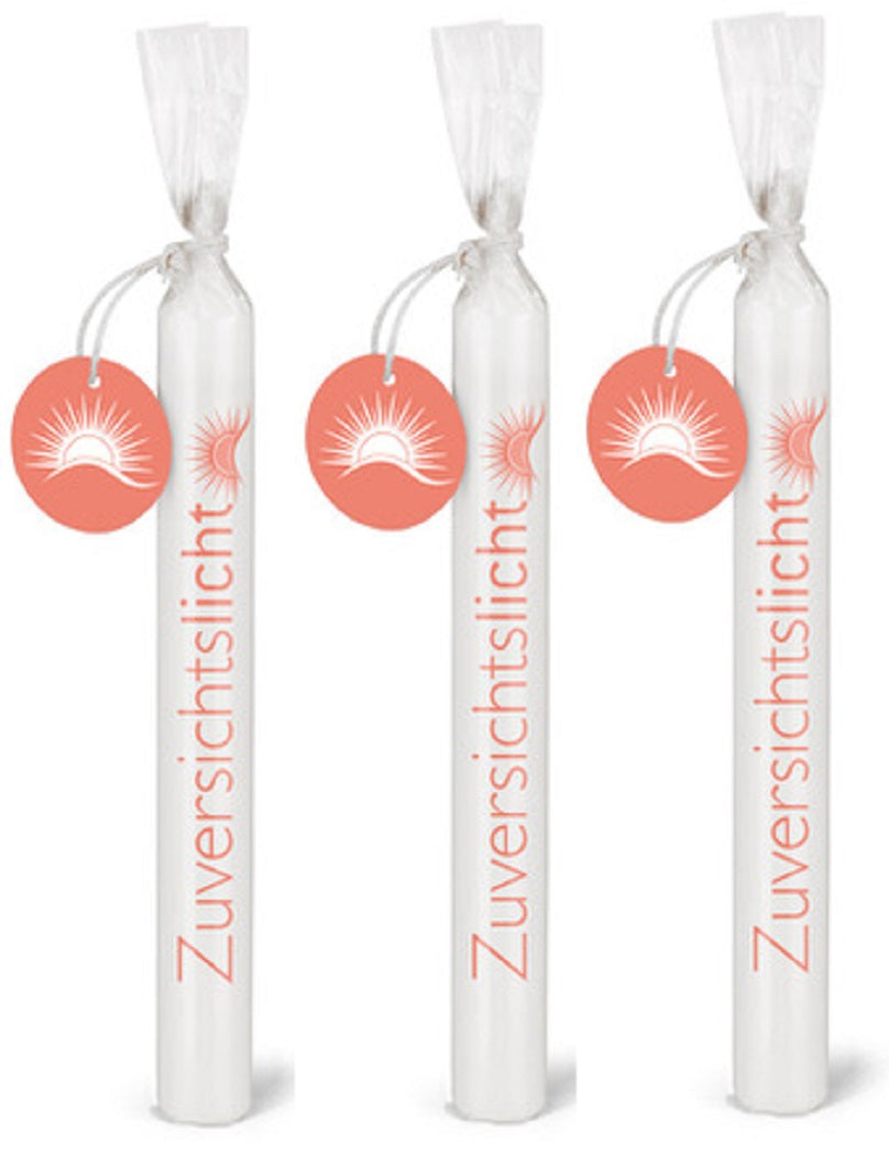 Wünschelicht-Kerzen 3er Set Bulla Design
